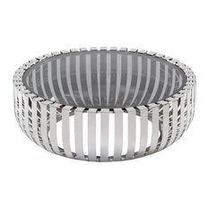 50 Most Por Stainless Steel Coffee Tables For 2018 Houzz 1st Avenue Irving Modern Stainless Steel And Gl Round Coffee Table Tables