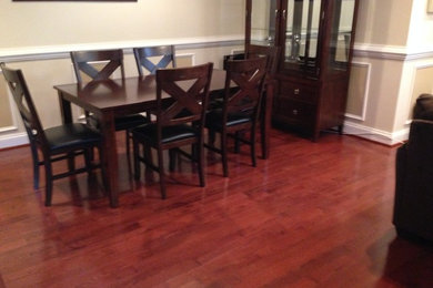 Example of a minimalist dining room design in DC Metro
