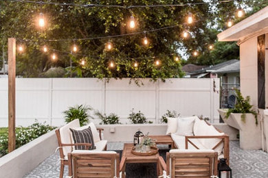 Inspiration for a modern patio remodel in Other