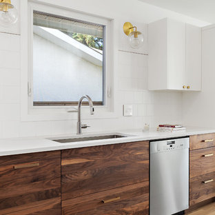 River Heights - Walnut/White Kitchen & Vanity