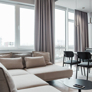 Scandinavian minimalism apartments