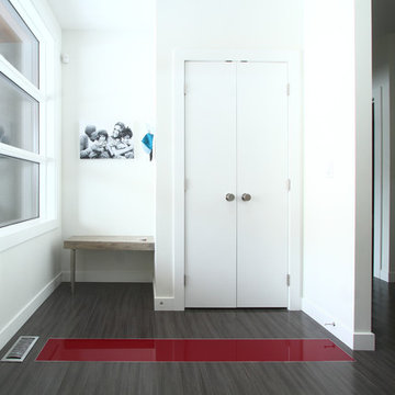 Painted Glass Backsplashes