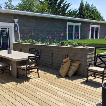 IPE DECk w/ cable railings