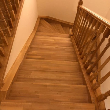 Классическая деревянная лестница