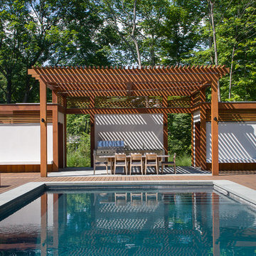 Contemporary Pool House