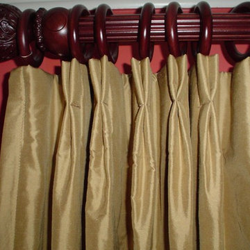 Parkton Pinch pleated drapes