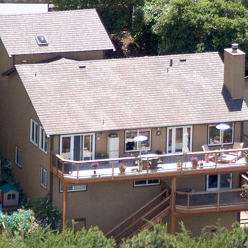 Bay view bi-level deck