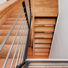 Stairs for split entry