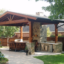 outdoor kitchen