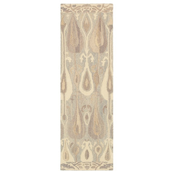 Oriental Weavers Anastasia Grey/Beige Abstract Indoor Area Rug 2'6"X8'