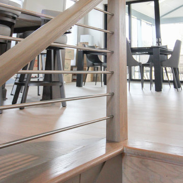 Project #66 | Modern Staircase with Twin Metal Stringers