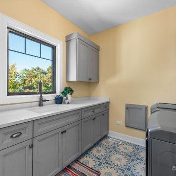 Franklin Modern Scandinavian Laundry Room