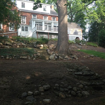 Over grown garden is cleaned up and now shows off its great bones