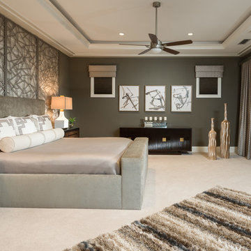 Stunning Accents showcase Master Bathroom and Bedroom Suite design