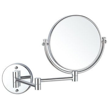Double Sided 3x Magnifying Makeup Mirror, Chrome
