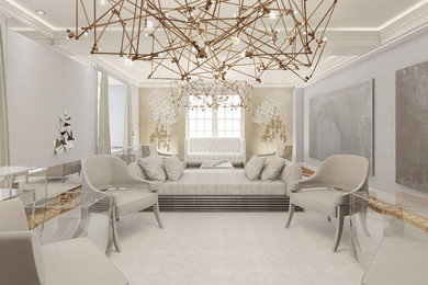 Central Park Penthouse Living Room
