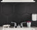 Textile Hex Porcelain Floor and Wall Tile, Black