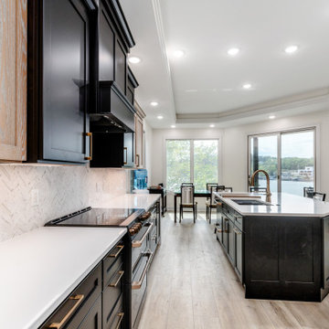Bright Kitchen with Panoramic Views and Luxe Finishes