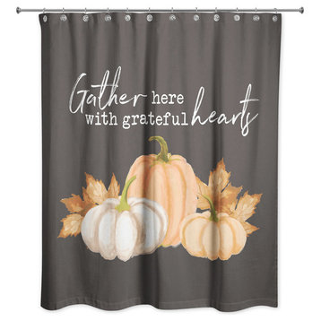Gather Here Shower Curtain