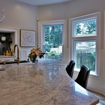 Black and White Village Kitchen