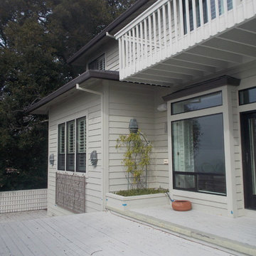 Gorgeous Alamo deck rebuild balcony deck with built in hot tub progress pics