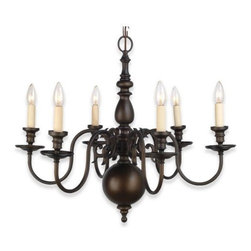Royce Lighting - Royce Lighting Six-Light Chandelier Oil Rubbed Bronze Chandelier - Chandeliers