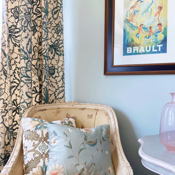 Country French Master Bedroom — Watch Hill, RI