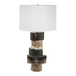 Stacked Ovals, Metallic Ombre - Table Lamps