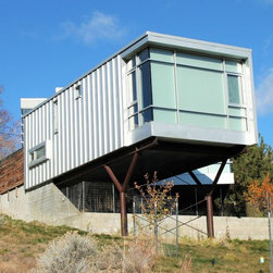 Modern Home With Insolroll Silver Screen Motorized Shades by Boise Blinds - Products