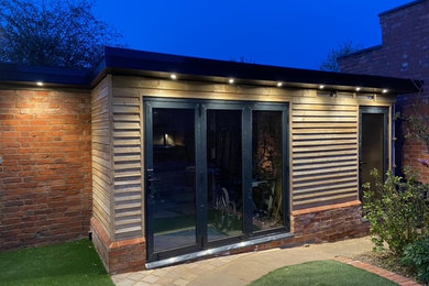 Inspiration for a contemporary garden shed and building in West Midlands.