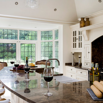 White painted kitchen