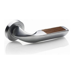 Dots 3 Leather Handle by Manital - Door Hardware