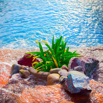 Custom Pools, Stream, Water Feature