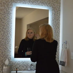 Lighted Mirrors for every Bath MAM93644  36" wide x 44" tall - Bathroom Mirrors