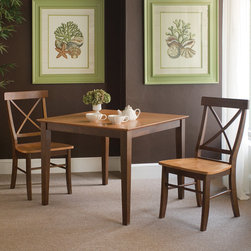 Carlos Dining Set with 2 chairs - Dining Table Sets
