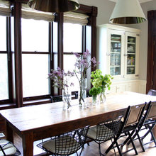 Bench seating area