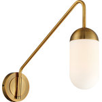 Lite Source - Lite Source LS-16340AB Firefly - One Light Wall Mount - Firefly One Light Wall Mount Antique Brass White Opal GlassWall Lamp, Ab/Glass Shade, E27 Type B 60W.Shade Included:  yesAntique Brass Finish with White Opal GlassWall Lamp, Ab/Glass Shade, E27 Type B 60W.   Shade Included:  yes. *Number of Bulbs: 1 *Wattage: 60W * BulbType: E27 B *Bulb Included: Yes *UL Approved: Yes