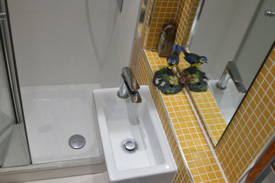 Contemporary bathroom in London.