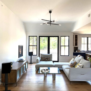 Down East Home with Live Sawn White Oak Prefinished Natural Matte