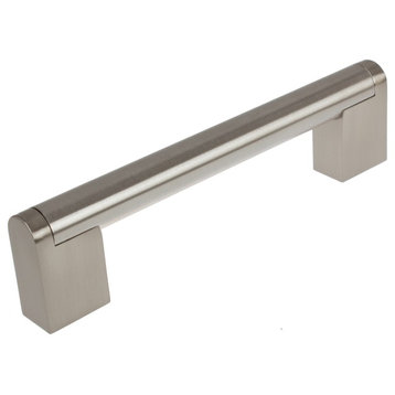 5" Center Stainless Steel/Zinc Cabinet Round Cross Bar Pull