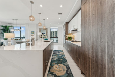Transitional kitchen in Tampa.