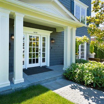 Custom porch offers warm welcome