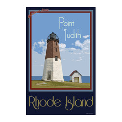 Rhode Island Travel Posters - Mixed Media Art
