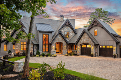 Transitional exterior home idea in Other