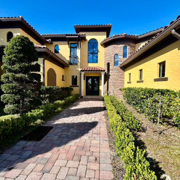 Orlando FL Luxury Home Exterior painting