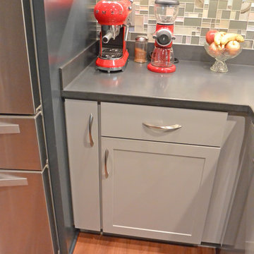 Sophisticated Gray Levit Kitchen - Bowie, MD