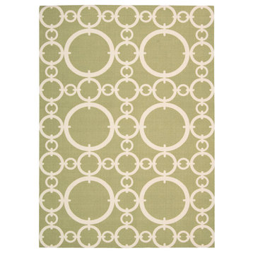 Waverly Sun, Shade "Connected" Citrine Indoor/Outdoor Area Rug by Nourison