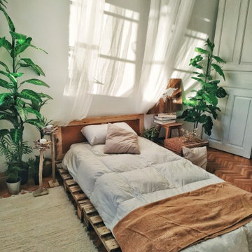 Dormitorio individual ecológico