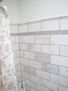Large Subway Tiles In A Shower Large Subway Tiles In A Shower