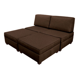 Duobed King Sleeper Sofa 72 X72 Transitional